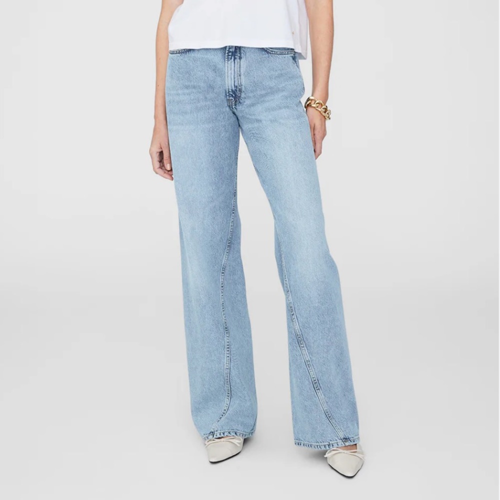 Anine Bing Light Blue Women Jeans